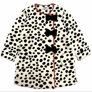 Sonia Rykiel Enfant girls soft velour coat,
